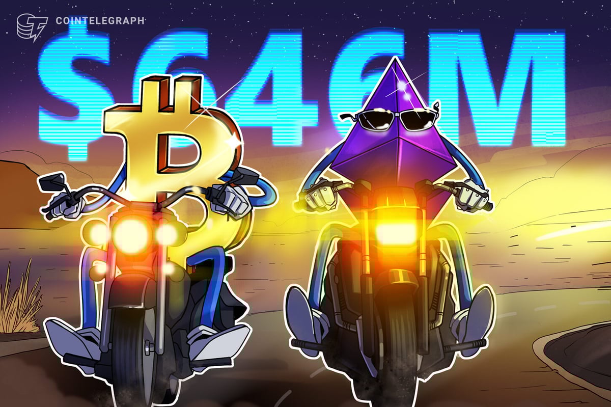Bitcoin And Ether ETFs Pull In $646M Inflows On First